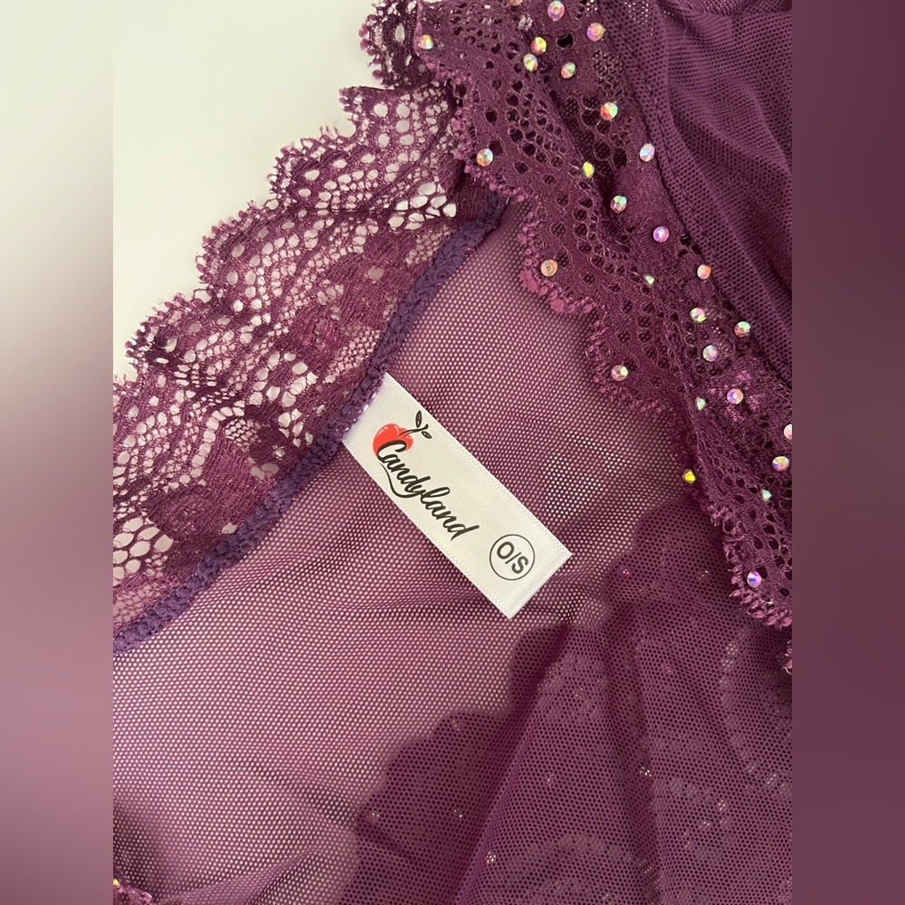 Candyland | NWT Violet Crystal Kimono - Picture 7 of 7